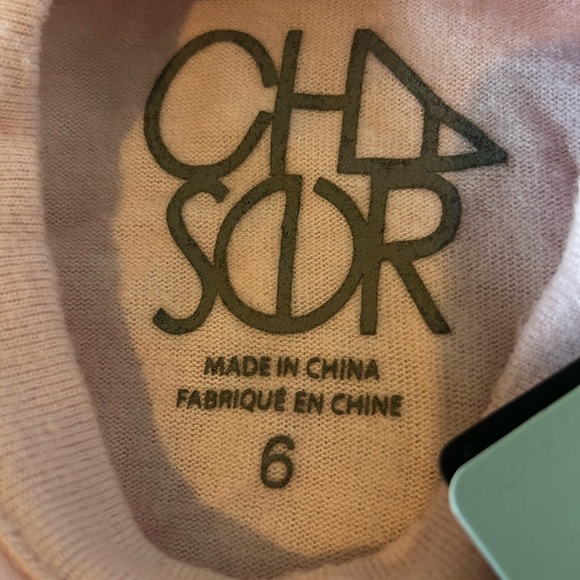 NWT, Chaser, Girls, Cozy Knit Peplum Sleeve Top - Picture 7 of 8